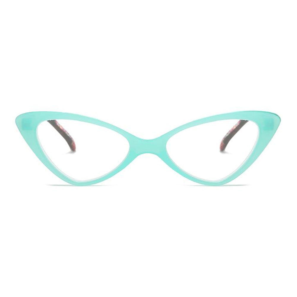 Women Cat Eye Reading Glasses Blue Light Blocking Ladies Spring Hinge Readers