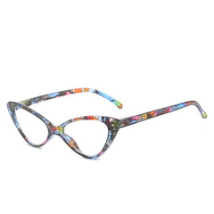 Women Cat Eye Reading Glasses Blue Light Blocking Ladies Spring Hinge Readers