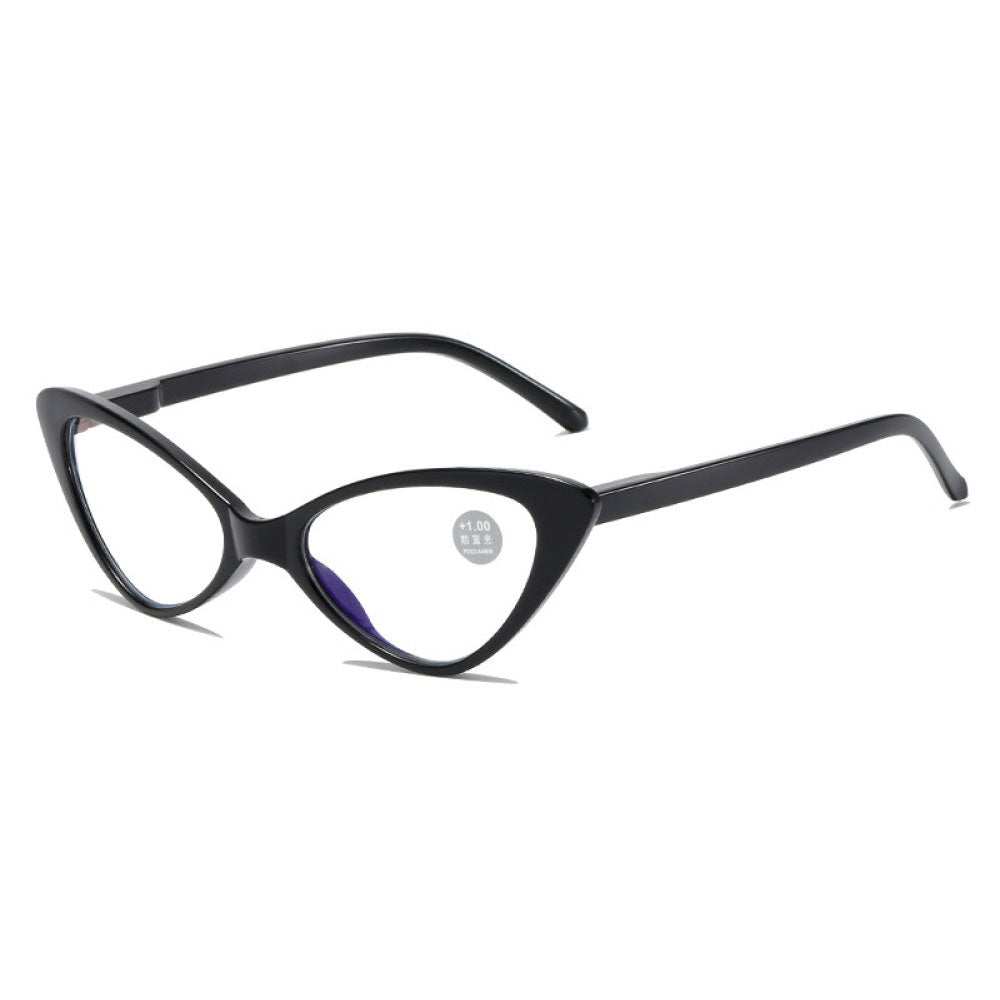 Retro Cat Eye Reading Glasses for Women Ladies Anti-Blue Light Spring Hinge Readers